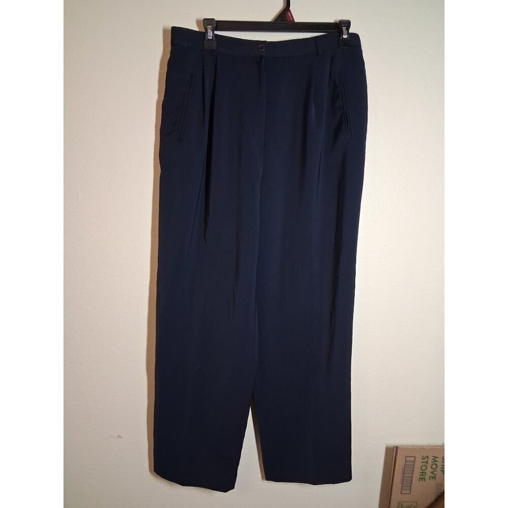 VN Votre Nom Dress Pants Business Casual Slacks Trousers Blue Men's 33x28